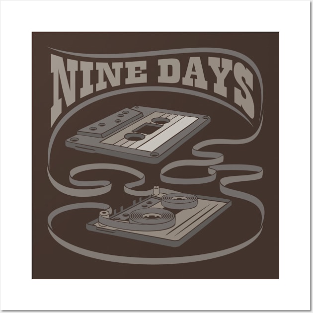 Nine Days Exposed Cassette Wall Art by Vector Empire